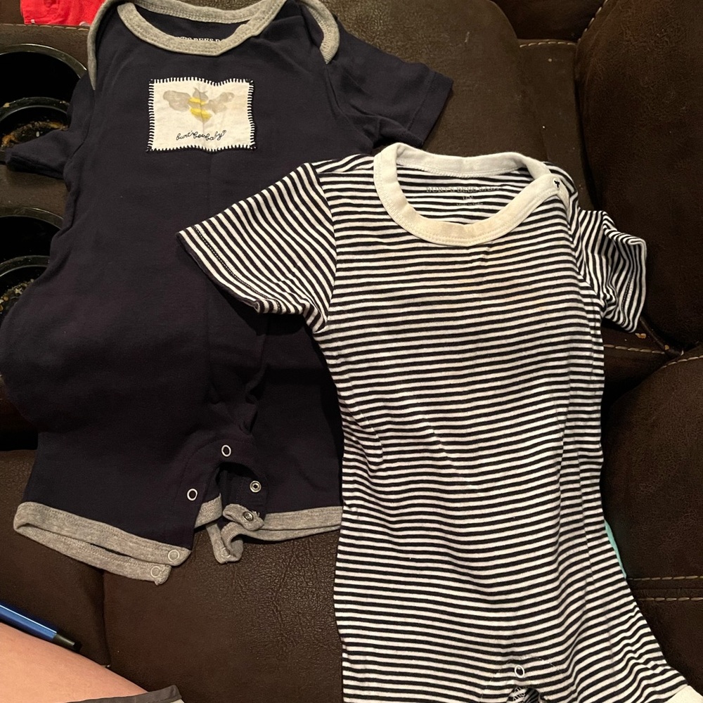 Burt’s Bees shorts romper